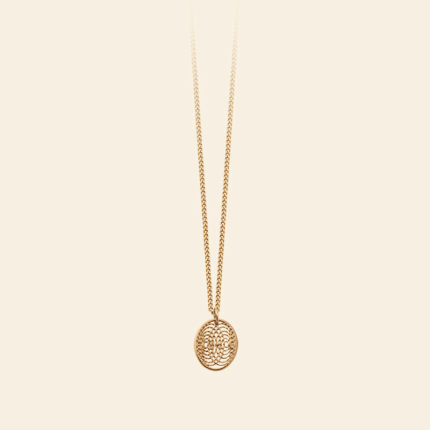 AURA small medal necklace