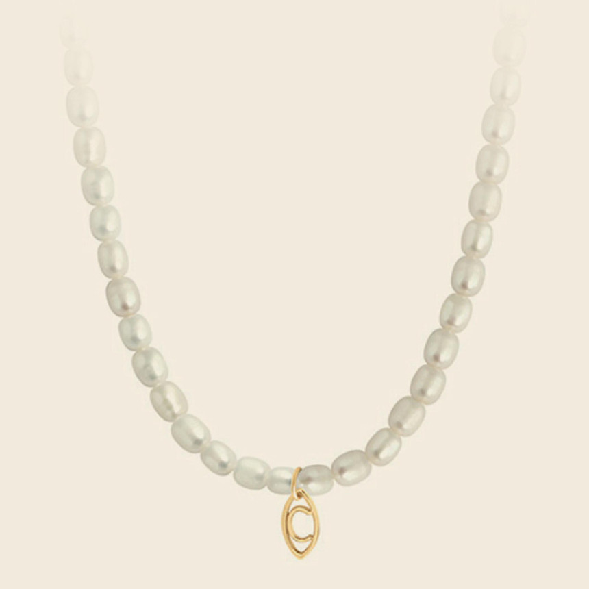 Pearl necklace ORIGINES freshwater pearls large model