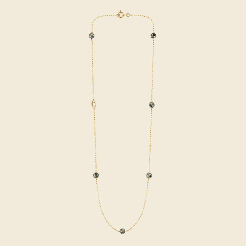 MASSILIA Pyrite necklace