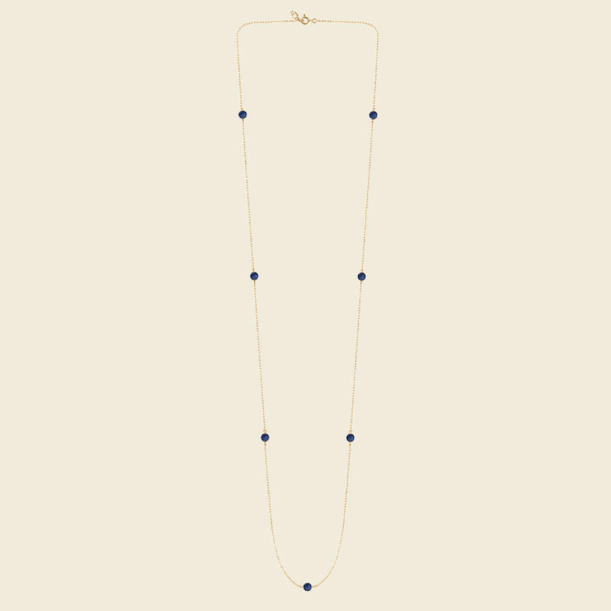 MASSILIA Lapis Lazuli long necklace