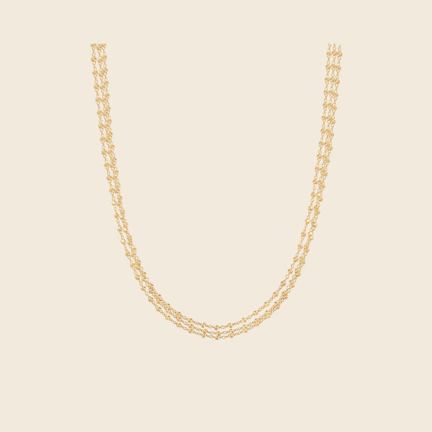 Collier DIAMANTEE 3 chaînes