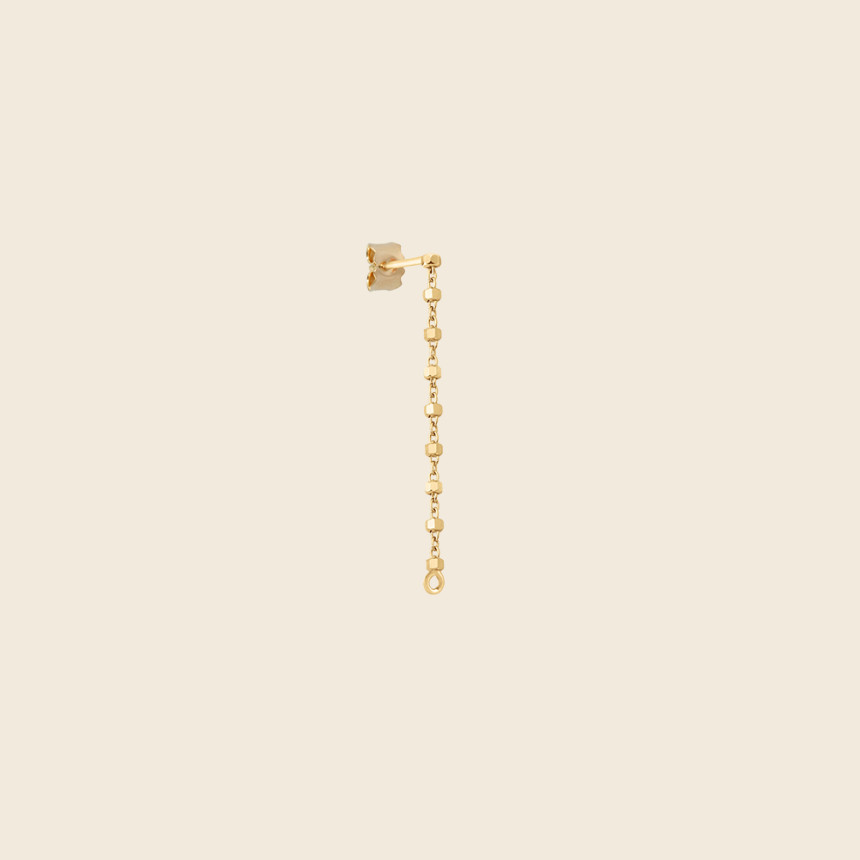 Boucle d'oreille DIAMANTÉE 3 cm (à l'unité)