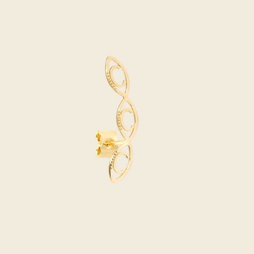 3 IRIS earring left (single)