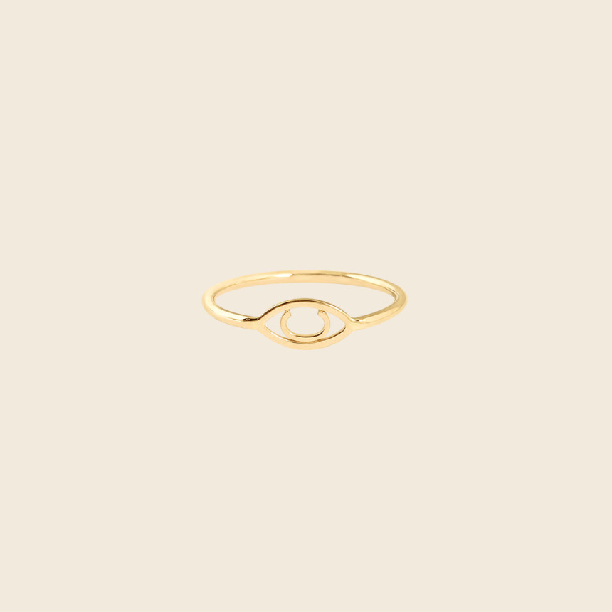 Bague IRIS signature 18K yellow gold - Charlet Bijoux