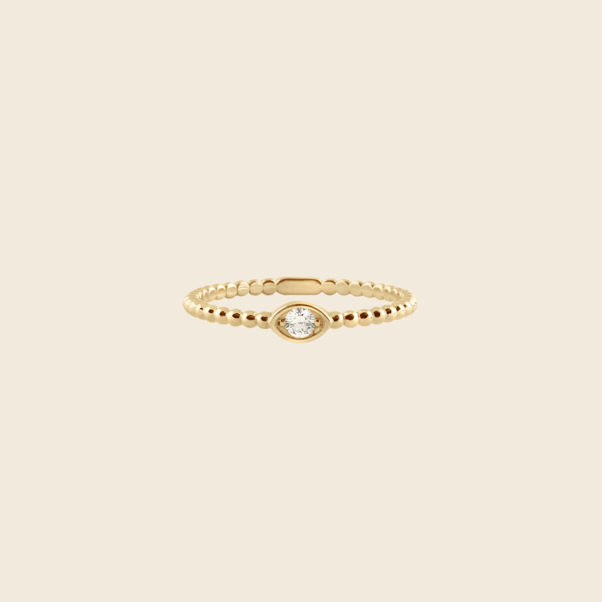 CŒUR A CŒUR engagement ring 18K yellow gold - Charlet Bijoux