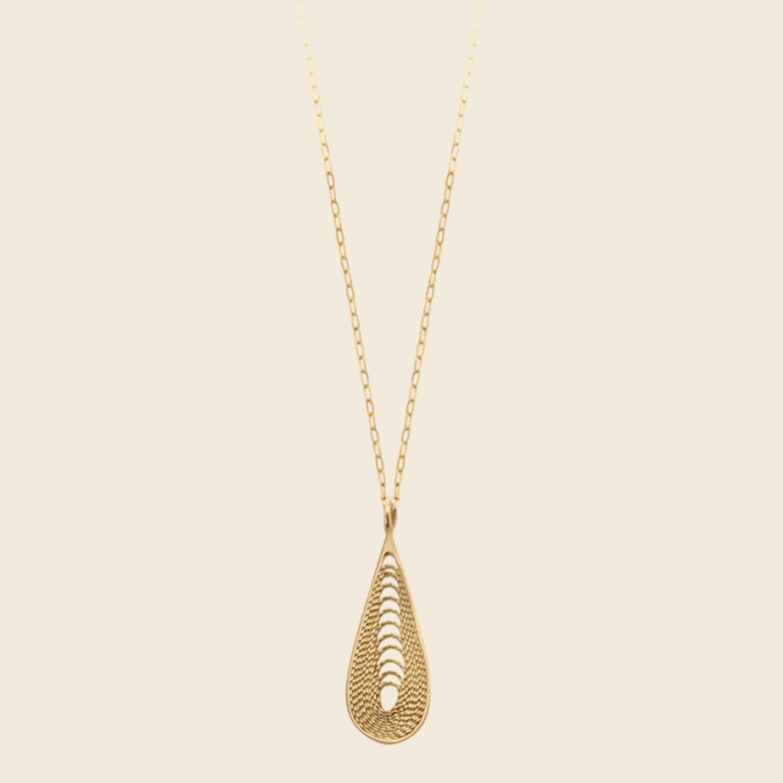 EDEN Forçat necklace 18K yellow gold - Charlet Bijoux