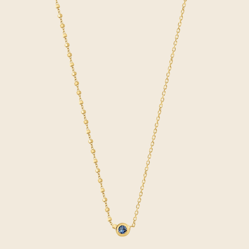 DEVA blue sapphire necklace