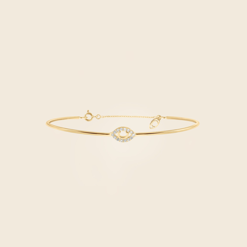 IRIS diamond bangle